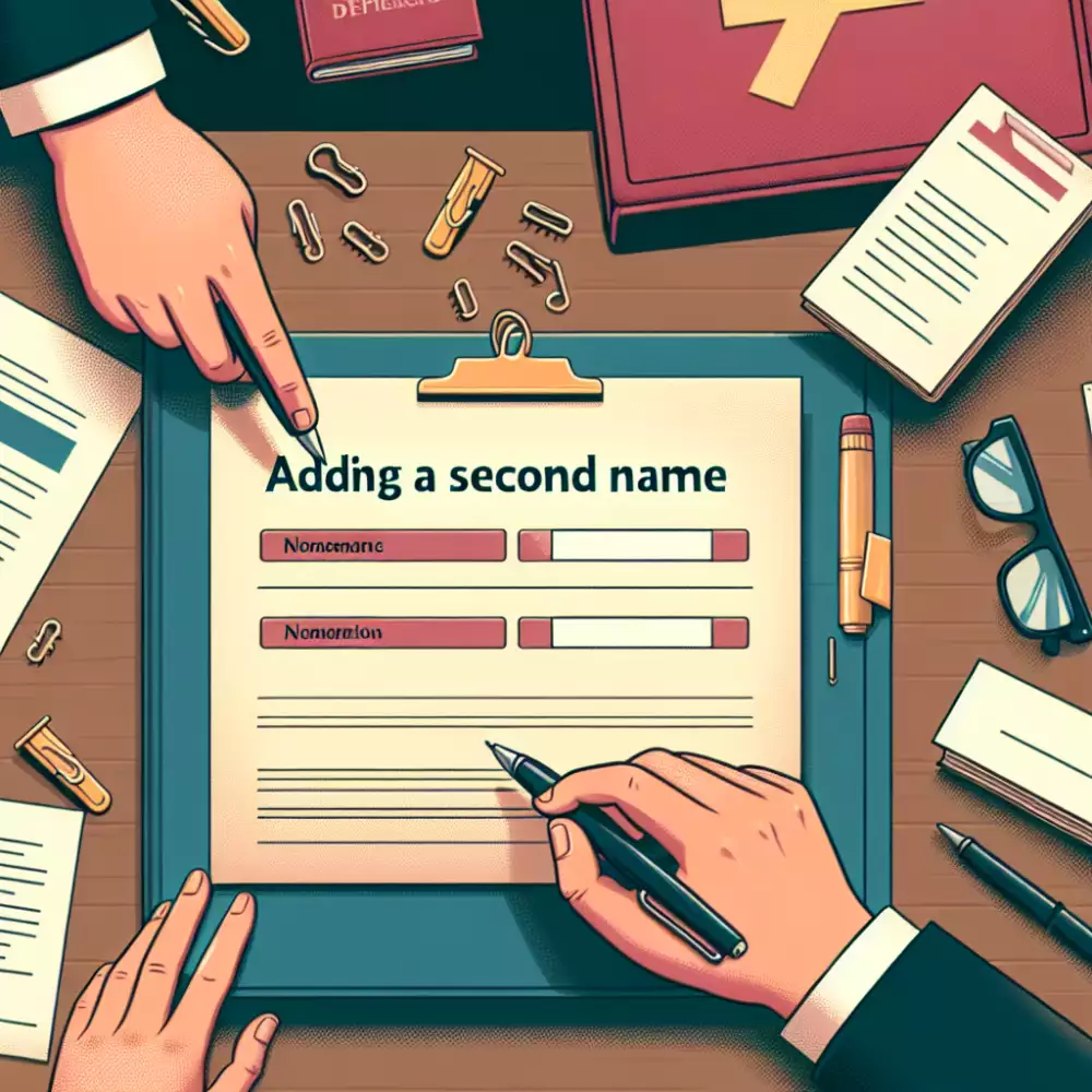 Přidání Druhého Jména