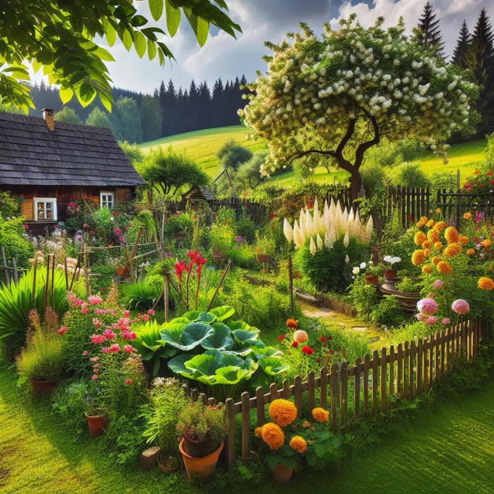 česká venkovská zahrada