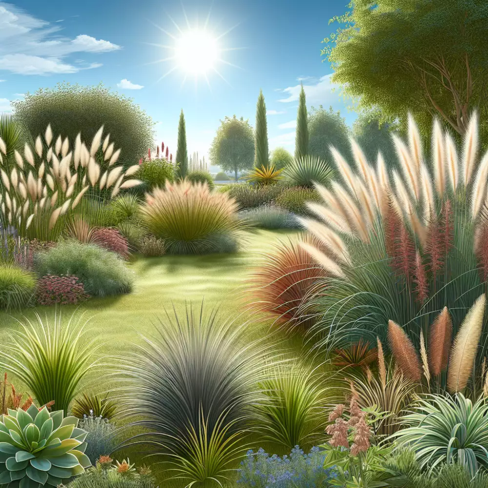 Okrasné Trávy Na Slunce